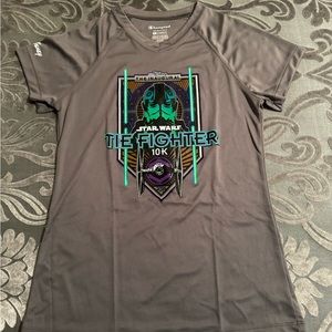 Run Disney Inaugural Star Wars 10K Run Women’s Athletic Champion Shirt - Size S
